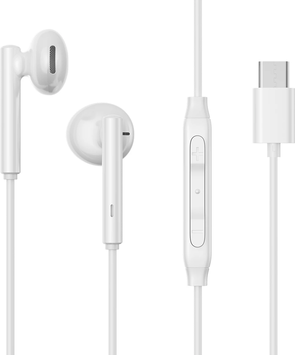 Kufje Joyroom JR-EC05 me USB-C, in-ear, të bardha