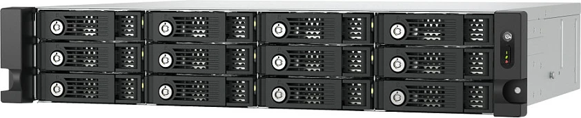 Kasë ekstensioni QNAP TL-R1200PES-RP, 12 vende, 2U, PCIe, SATA, e zezë/gri