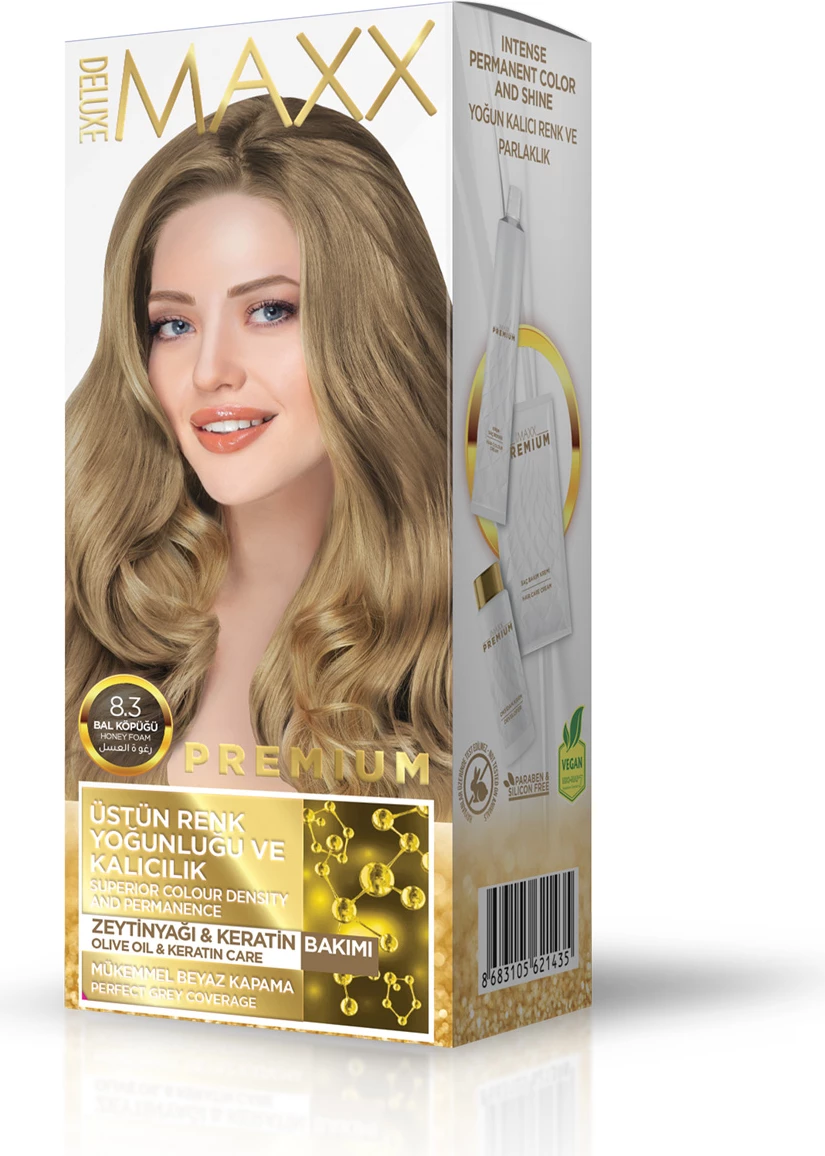 Ngjyrë për flokë PREMIUM 8.3 Honey Foam, 50 ml