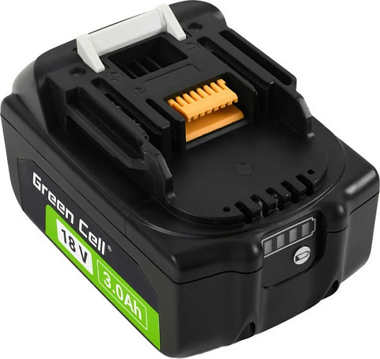 Bateri Green Cell BL1830, për vegla Makita LXT 18V, 3Ah, Li-Ion, e zezë