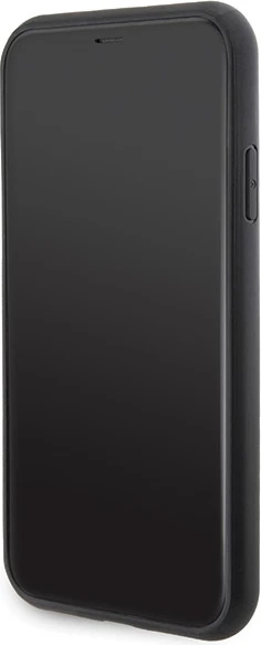 Mbështjellës Karl Lagerfeld Quilted K Pattern për iPhone 11/XR, i zi