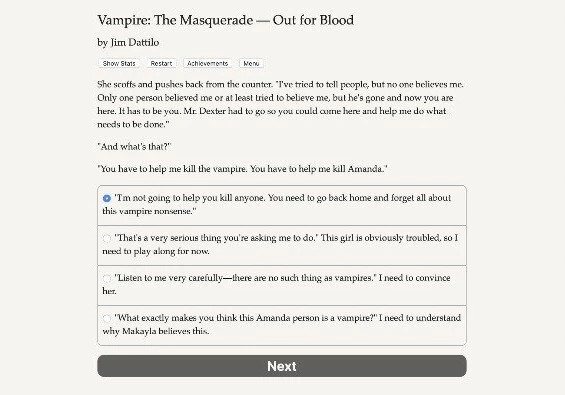 Vampire: The Masquerade - Out for Blood EN Global