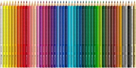 Set lapsa ngjyruese Faber-Castell Colour Grip 48 copë, shumëngjyrëshe