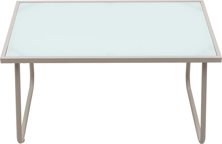 Set verandë për jashtë, tekstilene-metal, ngjyrë kapuçino