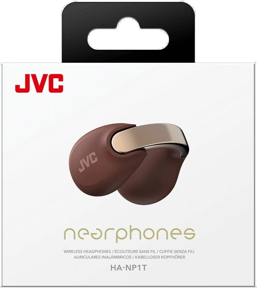 Kufje JVC HA-NP1TTU TWS earcuff, open-back, burgundy