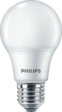 Llambë LED Philips CorePro A60 E27, 8W (60W ekuiv.), 806lm, 4000K, bardhë e ftohtë