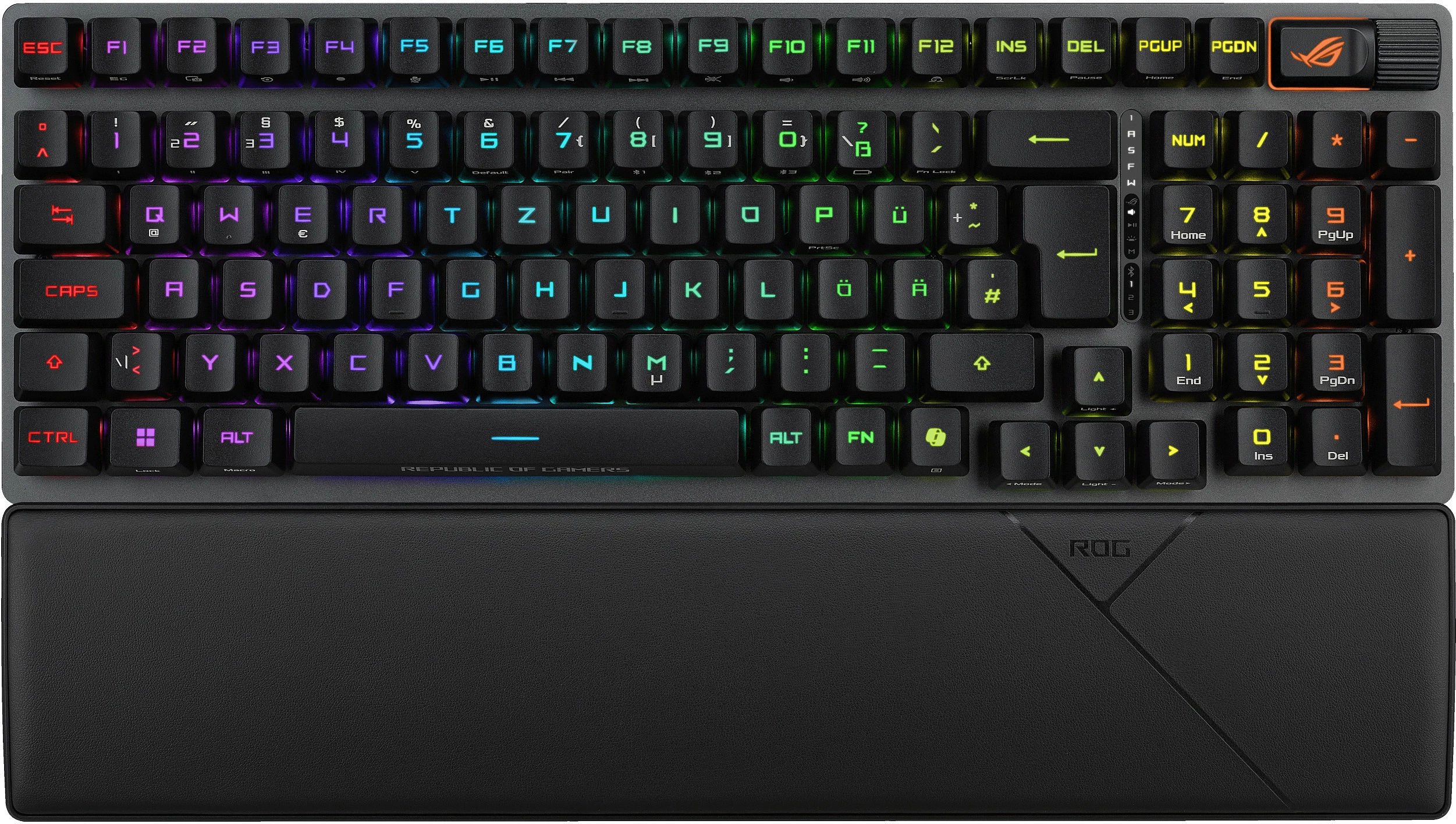 Tastierë gaming ASUS ROG Strix Scope II 96 RX Wireless, FR Layout, RGB, e zezë