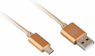 Lidhje mikro USB GoGEN MicroUSB connection cable 1m, braided