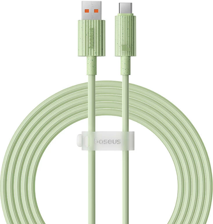 Kabllo karikimi i shpejtë Baseus Habitat Series, USB në USB-C, 2m, 100W, gjelbër
