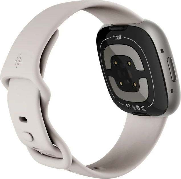 Smartwatch Fitbit Sense 2, lunar white