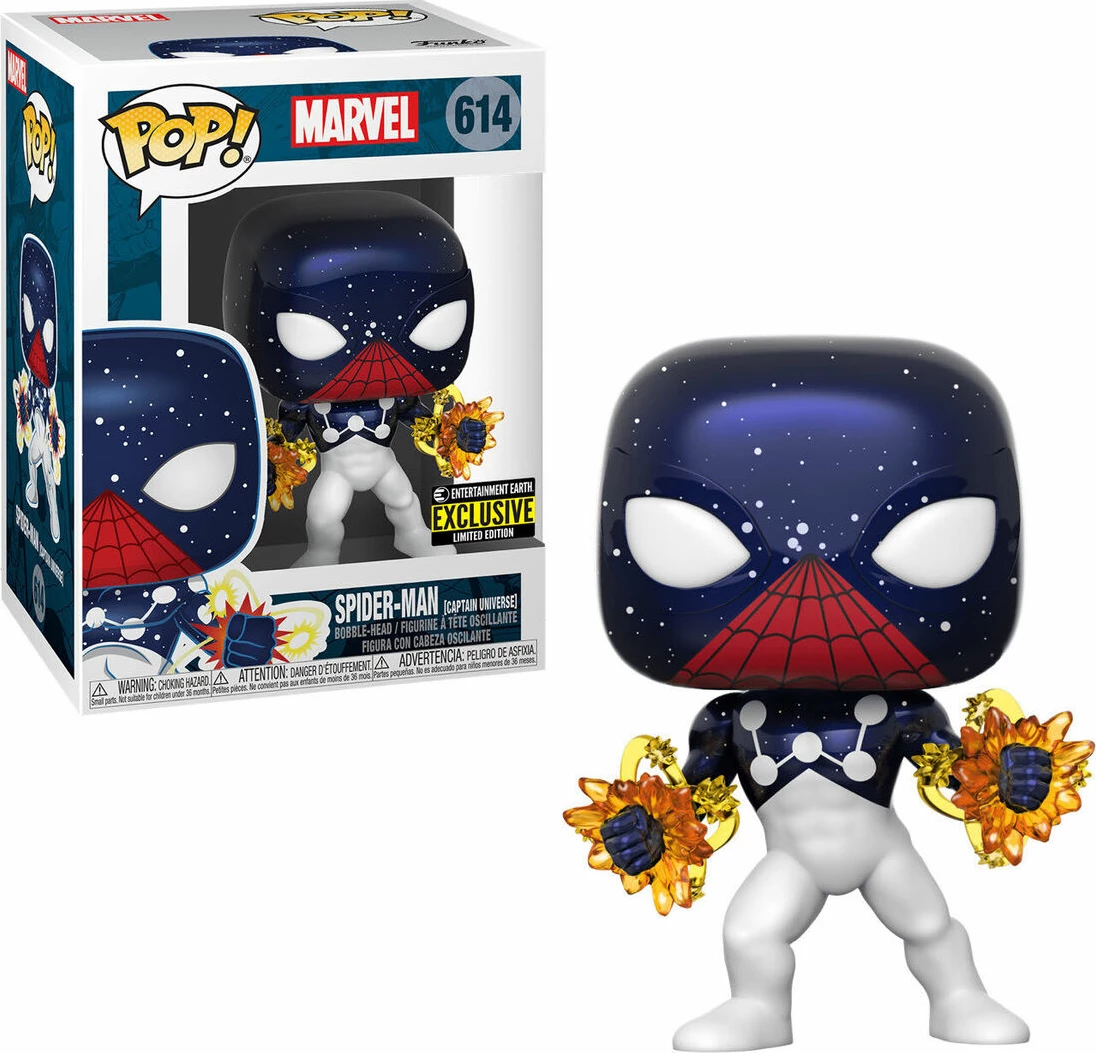 Figurinë koleksionuese Funko POP! Marvel Spider-Man Captain Universe, vinyl