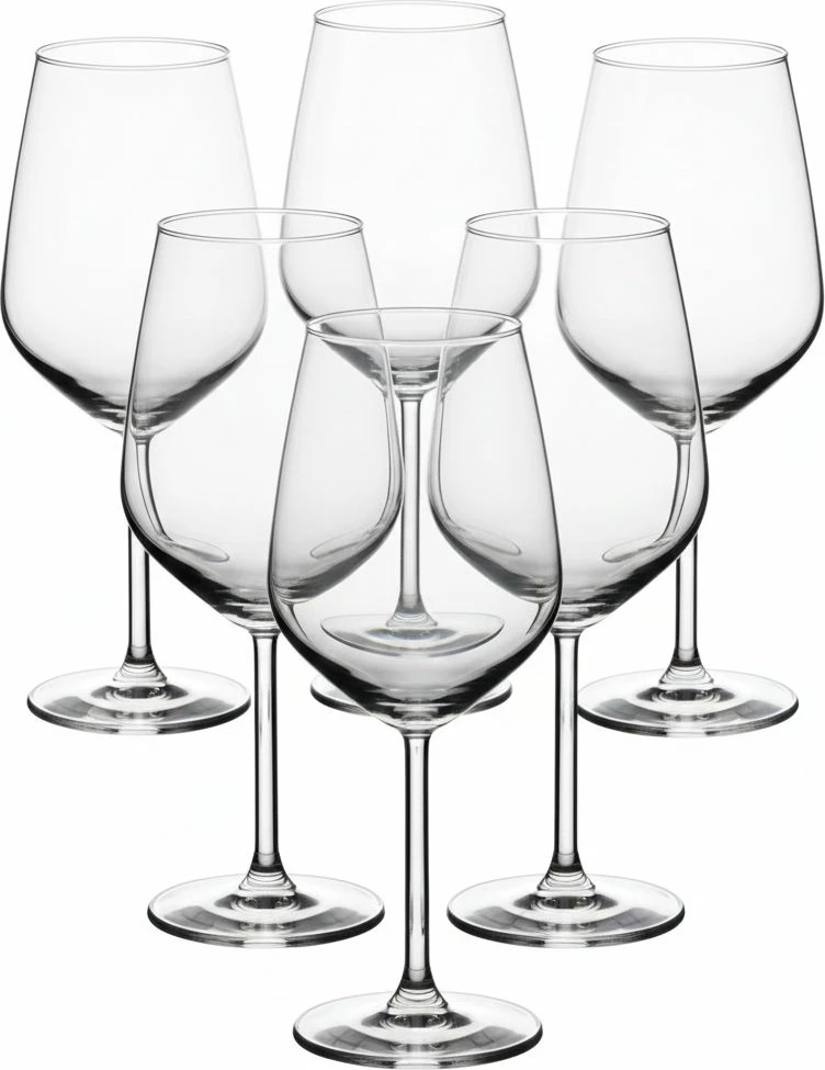 Set gotash prej qelqi (4 copë), Hermia Concept, Avantgarde 490, transparent
