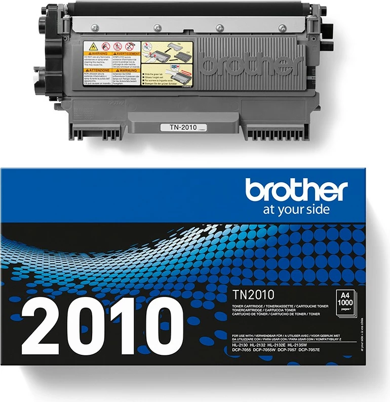 Toner Brother TN-2010, i zi, origjinal, 1000 faqe