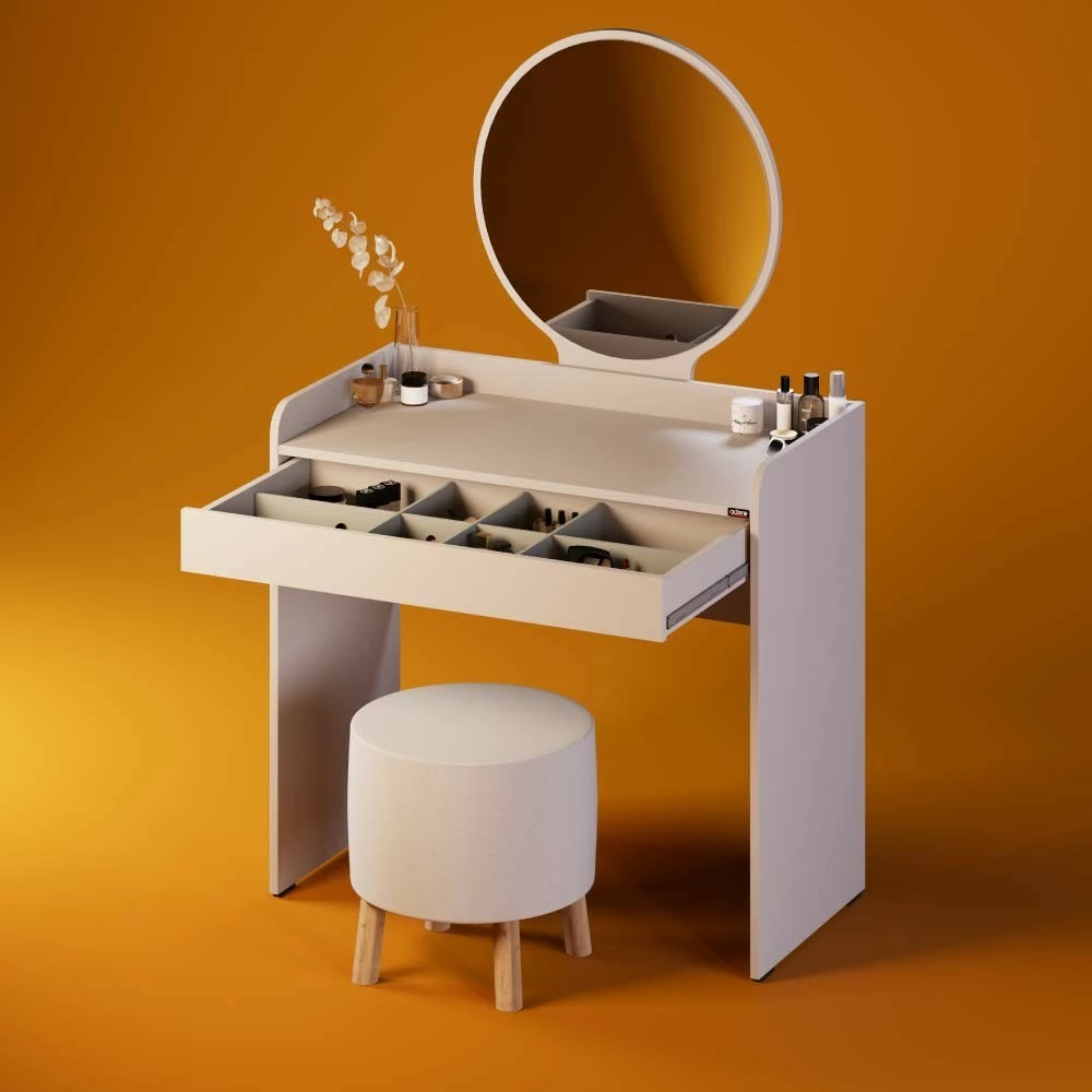 Tavolinë grimi Hanah Home, Tmu-701-Vv-1, ngjyrë mink