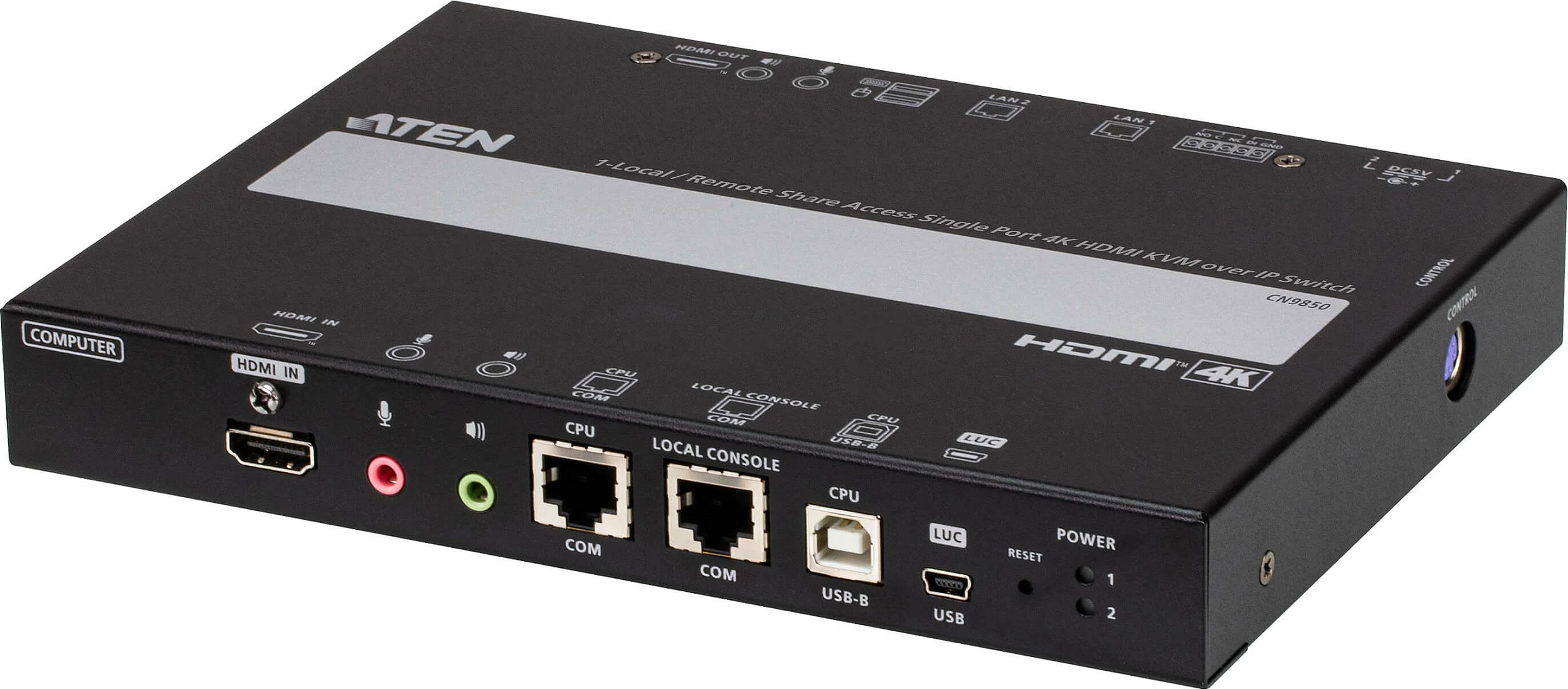 KVM over IP Switch ATEN CN9850, HDMI 4K, 1-port, USB, i zi
