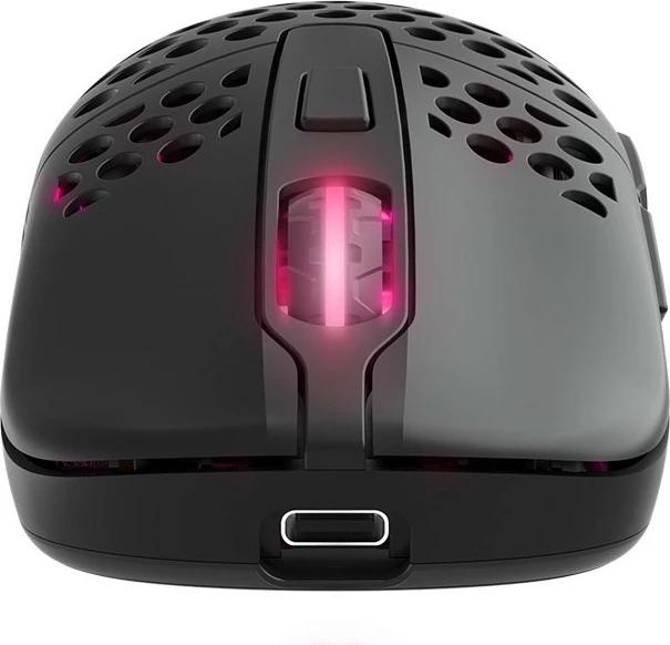 Maus Cherry XTRFY M42 RGB, Ambidextrous, Optical, RF Wireless + USB Type-C, 19000 DPI, Bardhë