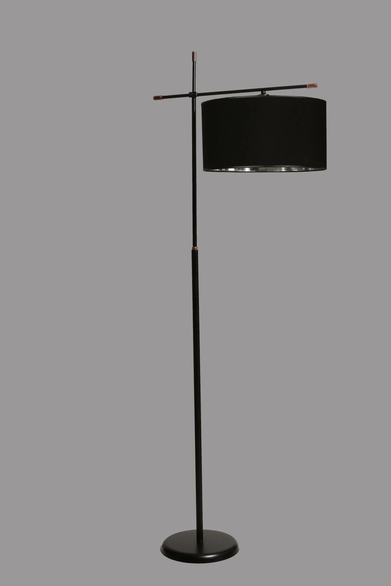 Llambë dyshemeje Opviq, 8256-16, e zezë, krom, 170 cm