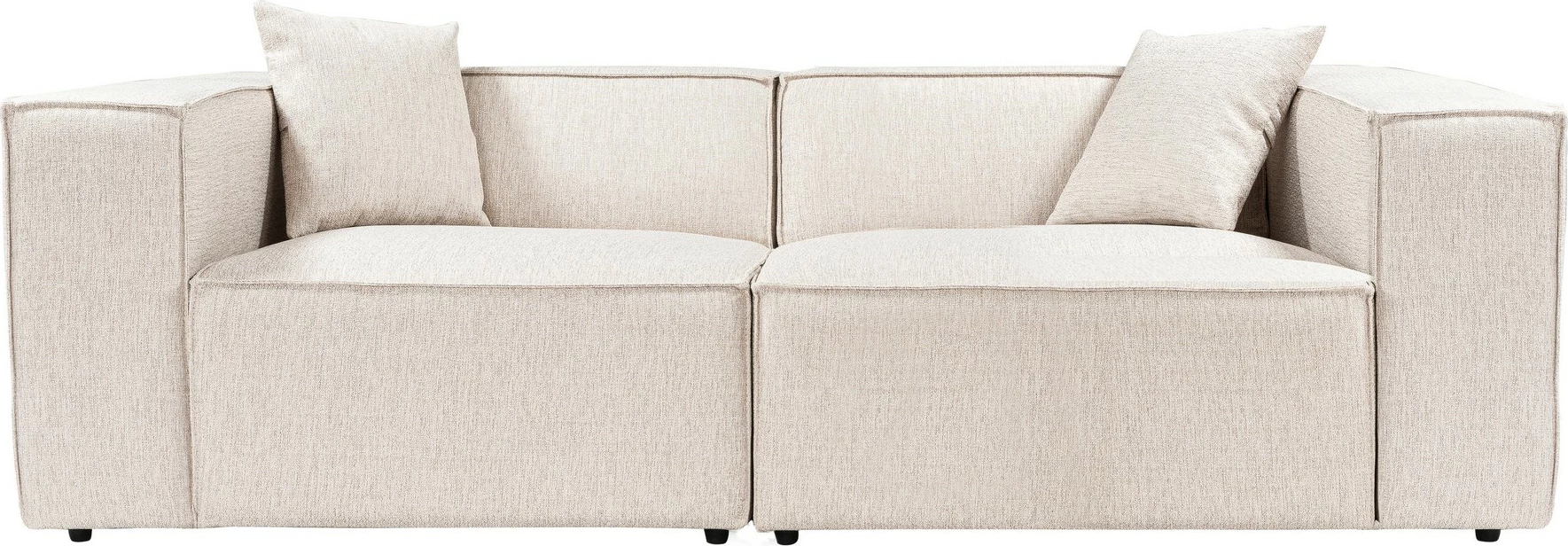 Divan dy ulëshe Atelier del Sofa, Lora, ngjyrë kafe e çelët