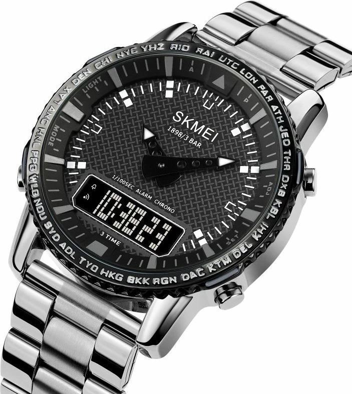 Orë dore për meshkuj Skmei, e zezë