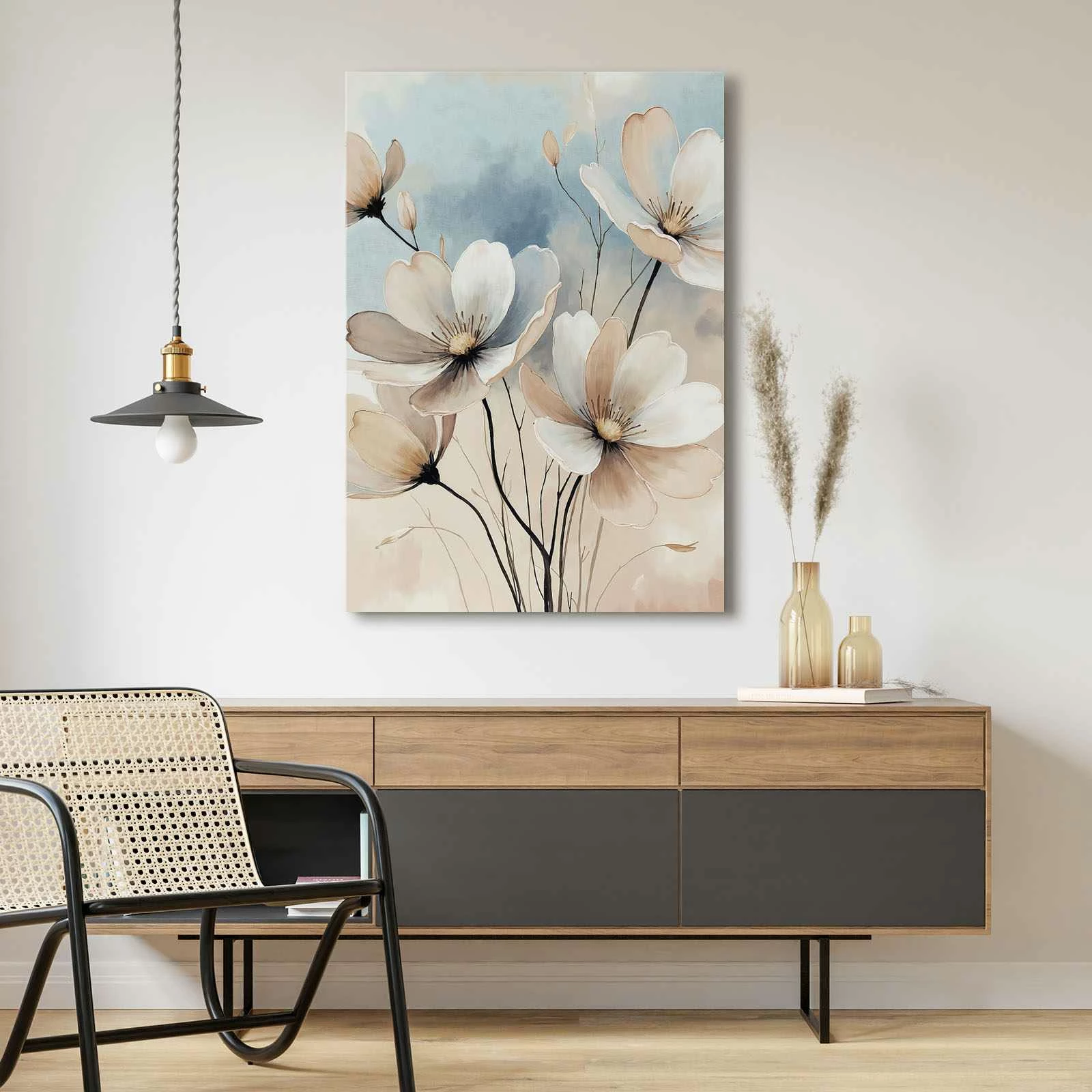 Pikturë dekorative në kanavacë, shumëngjyrëshe, Wallity, 70100Wabisabi-017, 70x100cm