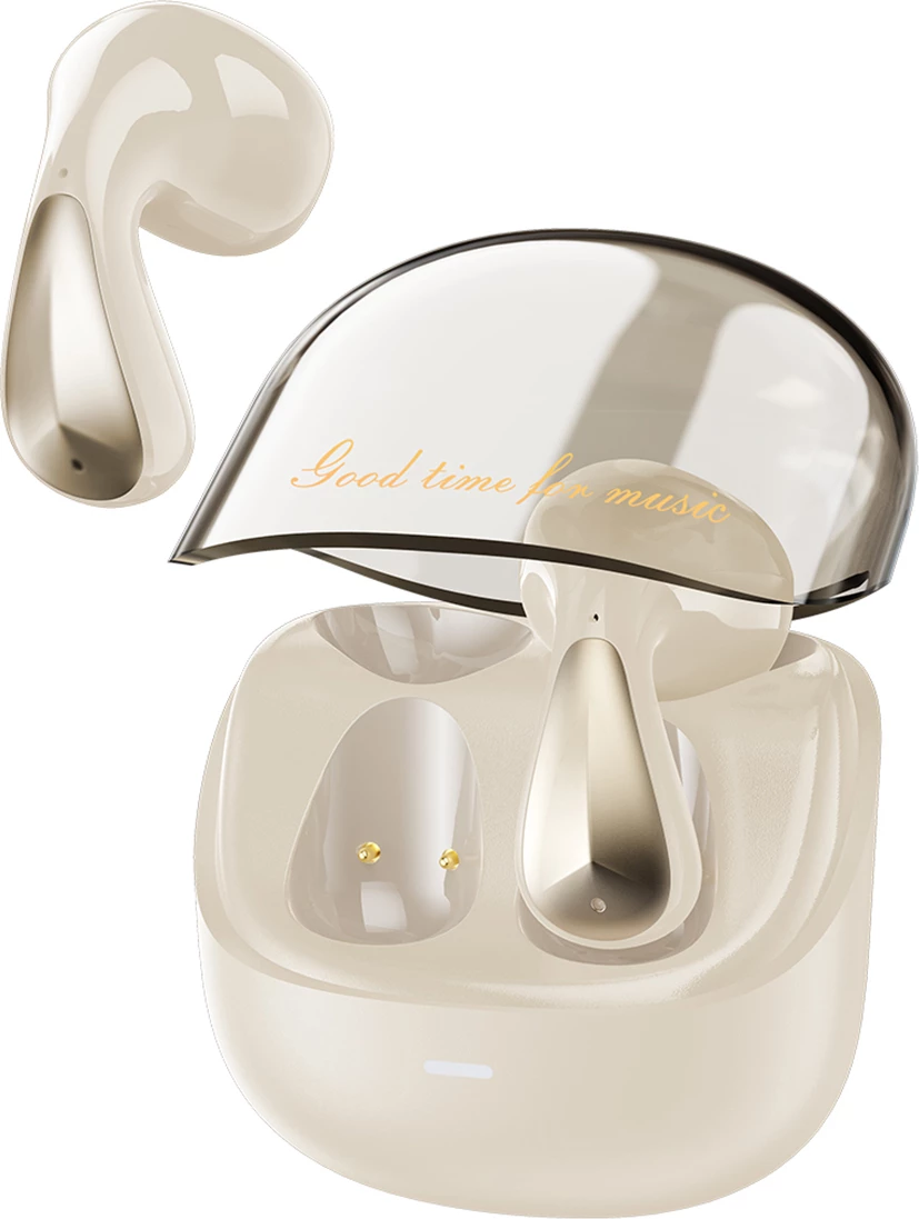 Kufje wireless Dudao U16Pro, TWS, Bluetooth 5.3, USB-C, të bardha