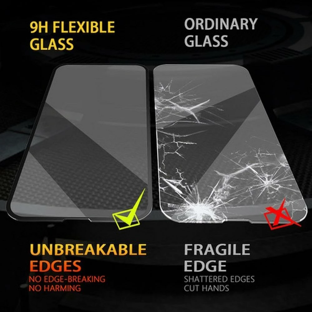 Xham hibrid mbrojtës ekrani Partner Tele.com Bestsuit Flexible 5D Full Glue për Samsung Galaxy A53 5G, i zi