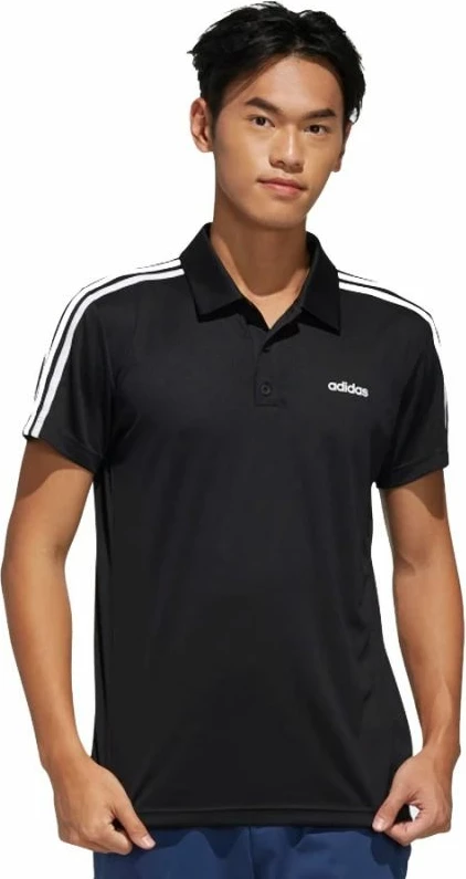 Polo maicë adidas për meshkuj, e zezë [Madhësia: M]