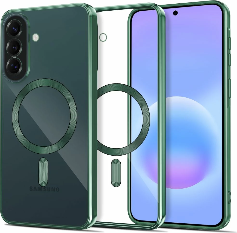Mbështjellës Tech-Protect MagFlex MagSafe për Samsung Galaxy A37 5G, kompatibil me MagSafe, 1 copë, jehil transparent