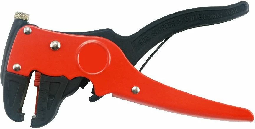 Vegël zhveshëse kabllosh Gembird T-WS-01, 0.5-6 mm², për kabllo të sheshta deri 8 mm, e kuqe/zezë
