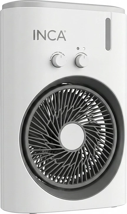 Ventilator tavoline INCA IMF-10B, i rikarikueshëm, i bardhë