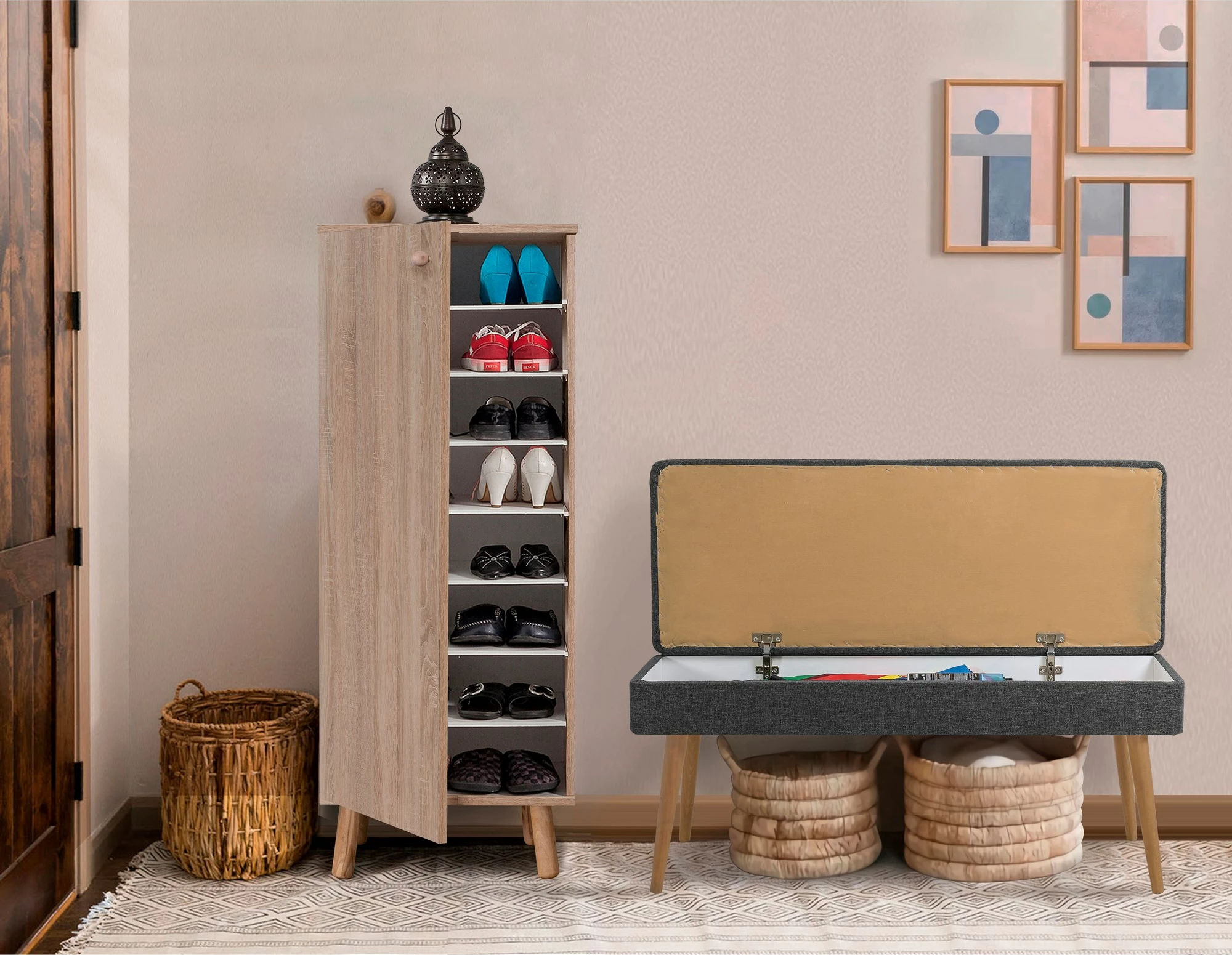 Set mobiljesh për korridor, Sonomo & antracit, Skye Decor, 200-1053