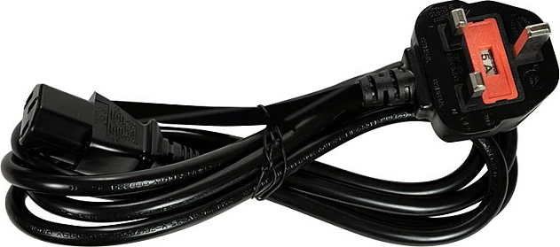 Kabllo rryme LogiLink BS1363 (UK) në IEC C13, 1.8 m, e zezë