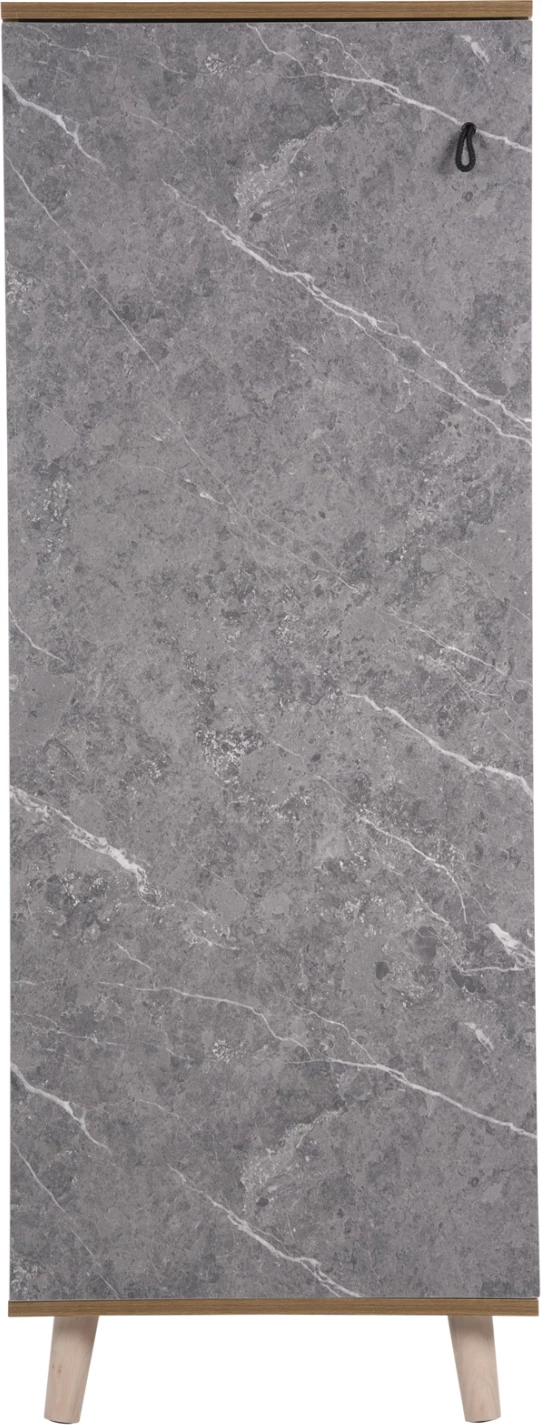 Dollap këpucësh ALVARO FH8954.12 melaminë me teksturë guri 50x38x135Hcm