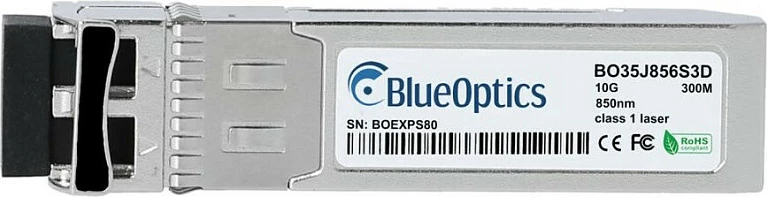 Modul SFP+ BlueOptics BO35J856S3D, 10GBASE-SR 10Gbps, 300m, LC Duplex, 850nm, kompatibil Alcatel-Lucent, argjendtë