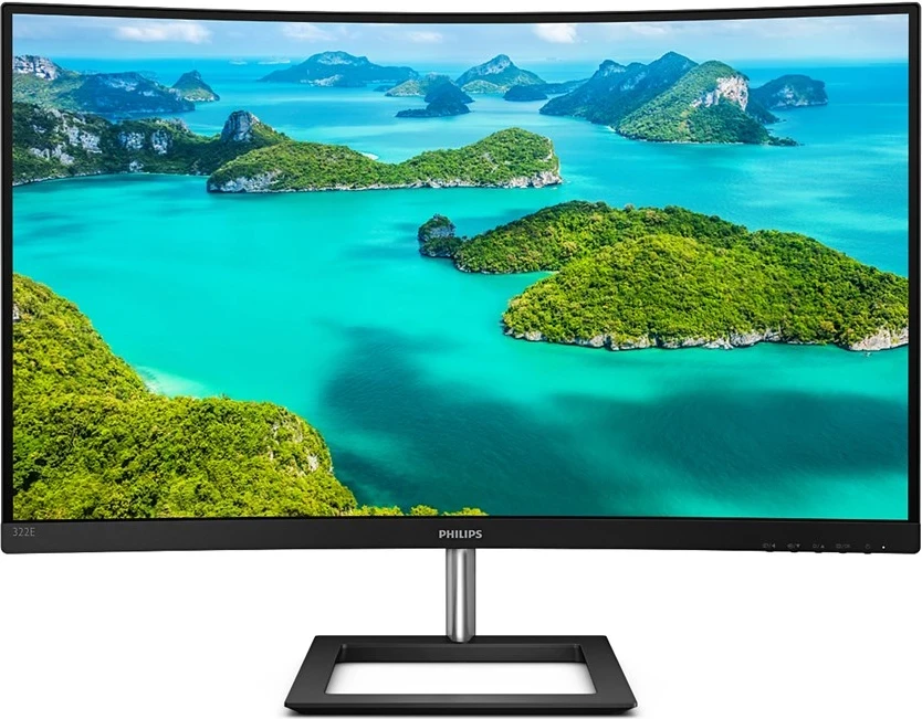 Monitor Philips E Line 322E1C/00, 31.5 inç, Full HD, i zi