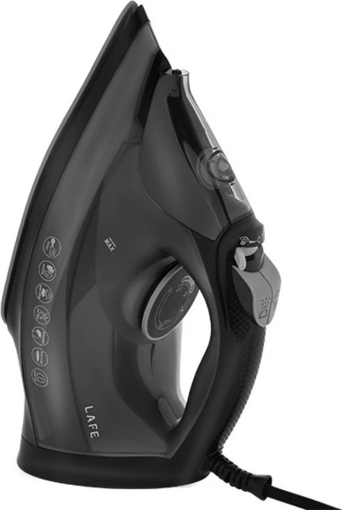 Hekur me avull, Lafe, GlidePro LAFZEL47582, 2600W, shollë qeramike, depozitë 600 ml, i zi