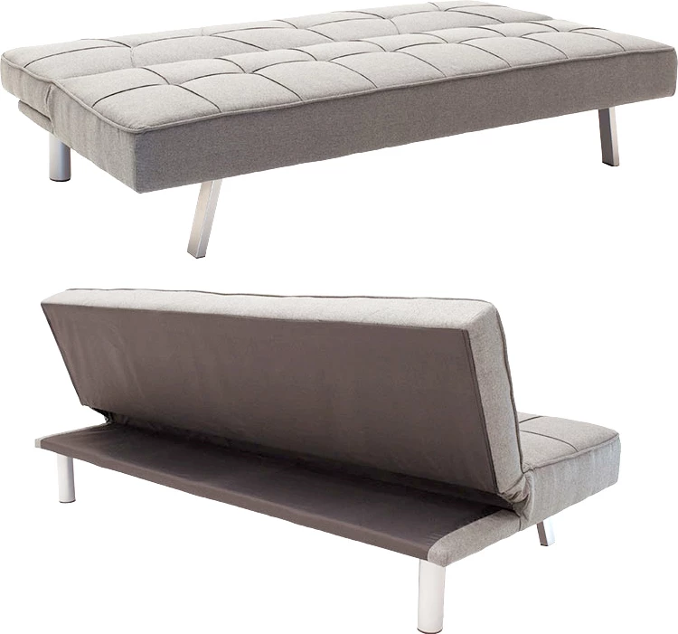 Divan shtrat 3 vendesh, ngjyrë gri, 175x83x74cm