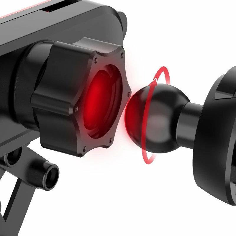 Mbajtës graviteti për celular Wozinsky WCH-05 për grilë ventilimi, zi