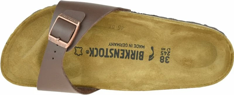 Shlapa femra Birkenstock Madrid BF 40393, kafe