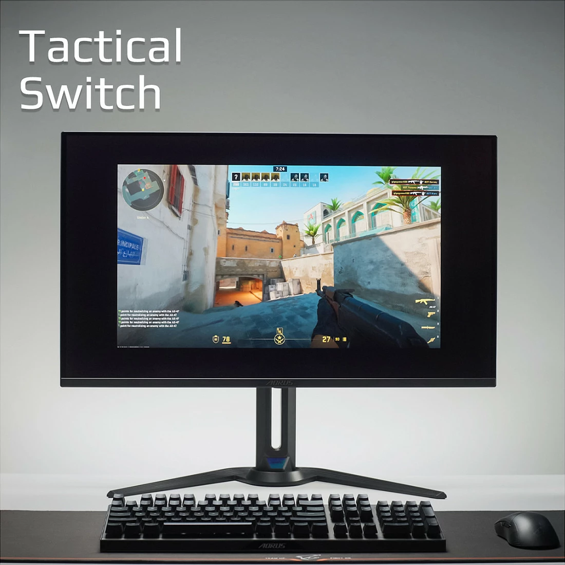 Monitor gaming Gigabyte AORUS FO32U, 31.5", 4K UHD, OLED, 165Hz, 0.03ms, i zi