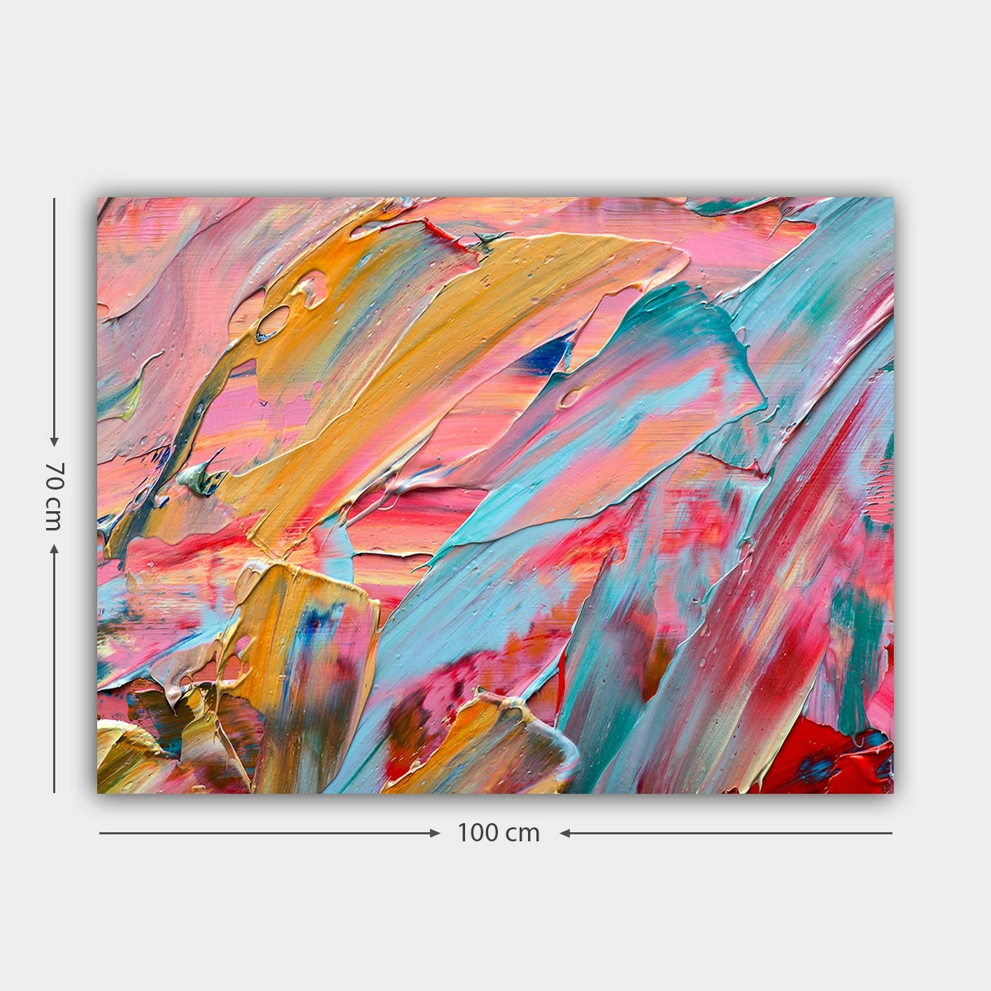 Pikturë dekorative në kanavacë, shumëngjyrëshe, Wallity, 70x100cm