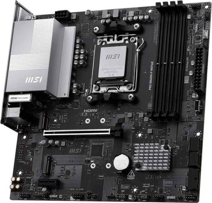 Pllakë amë MSI PRO B840M-P WIFI6E, Socket AM5, ATX, Wi-Fi 6E
