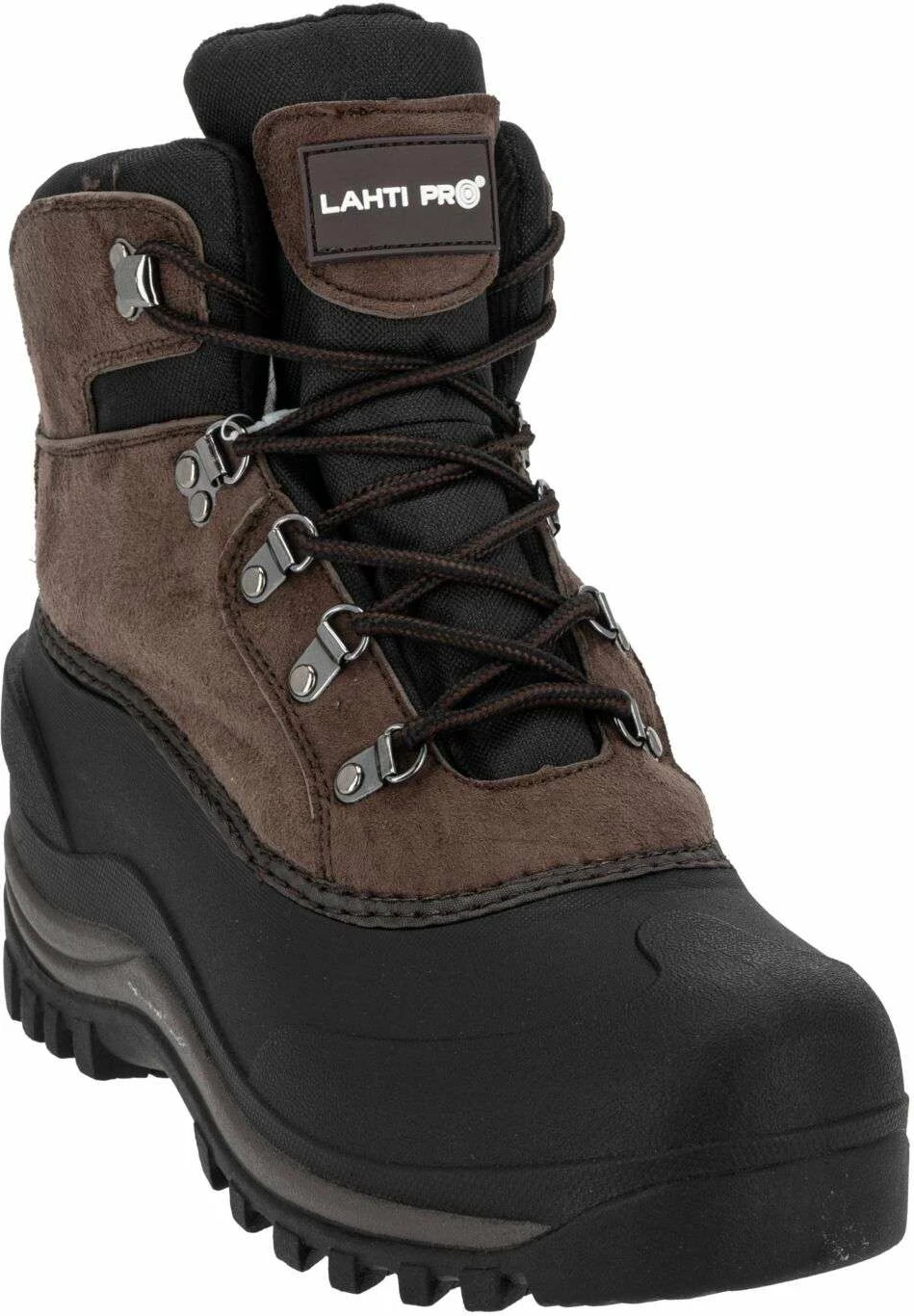 Çizme bore pune LAHTI PRO L30804, suede sintetike, me astar të thurur dhe gëzof të heqshëm, nr.39, kafe