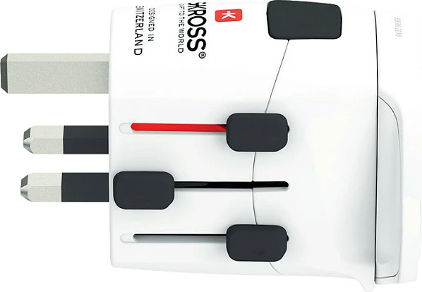 Adapter udhëtimi universal SKROSS PRO Light World, 13A 250V, i bardhë