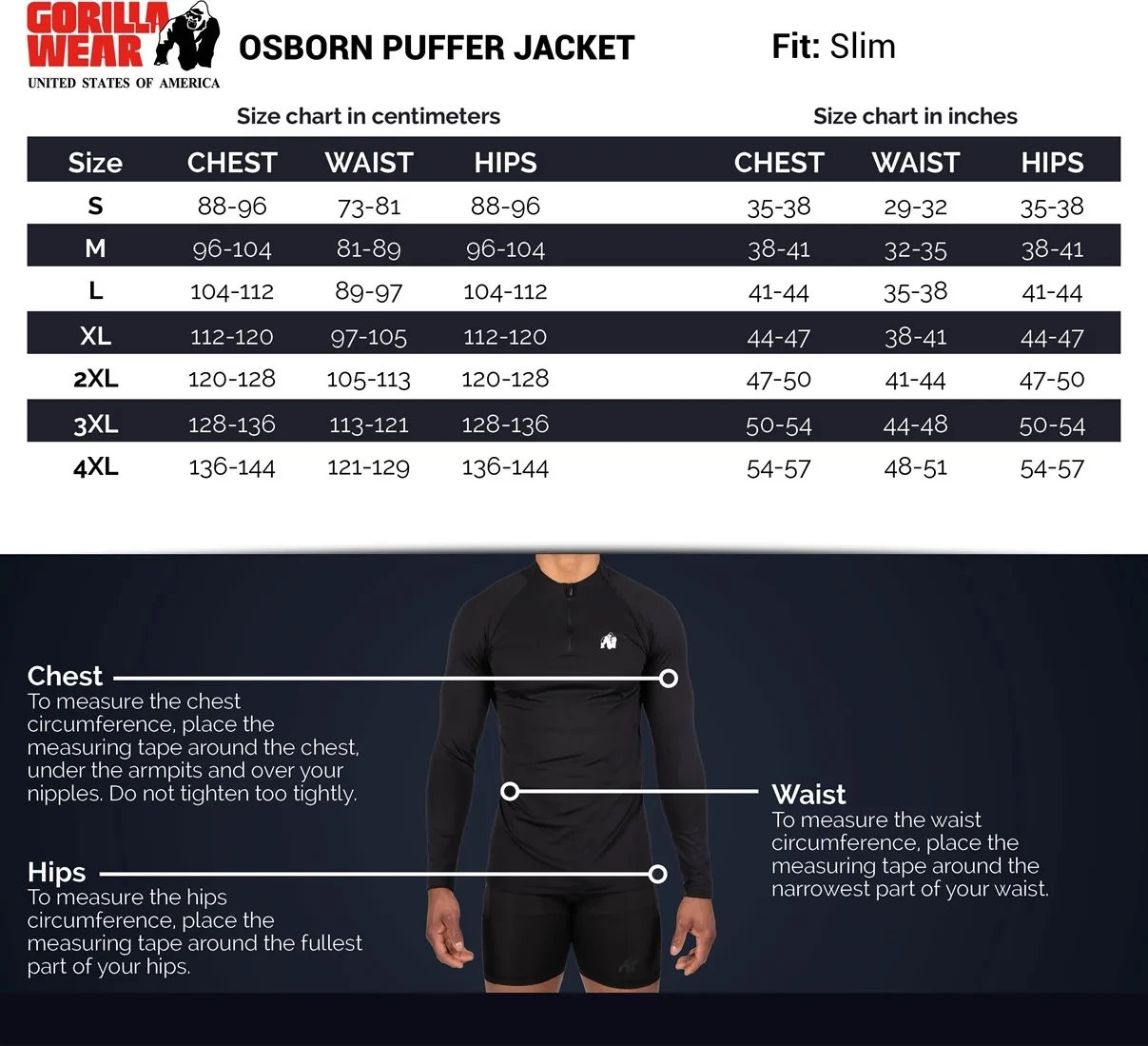 Osborn Puffer Jacket - Black [Madhësia: XL]