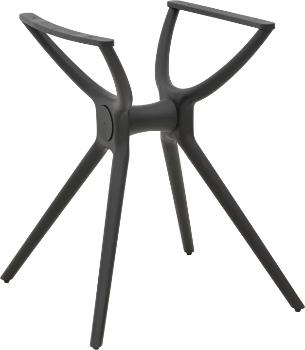 Bazë tavoline Herno, e zezë, 60x61x73cm