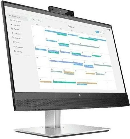 Monitor HP E24mv G4, 24'', IPS, Full HD, e zezë-argjendtë