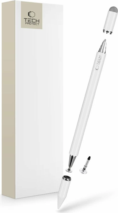 Stylus Tech-Protect USP200, 3-maje, i bardhë