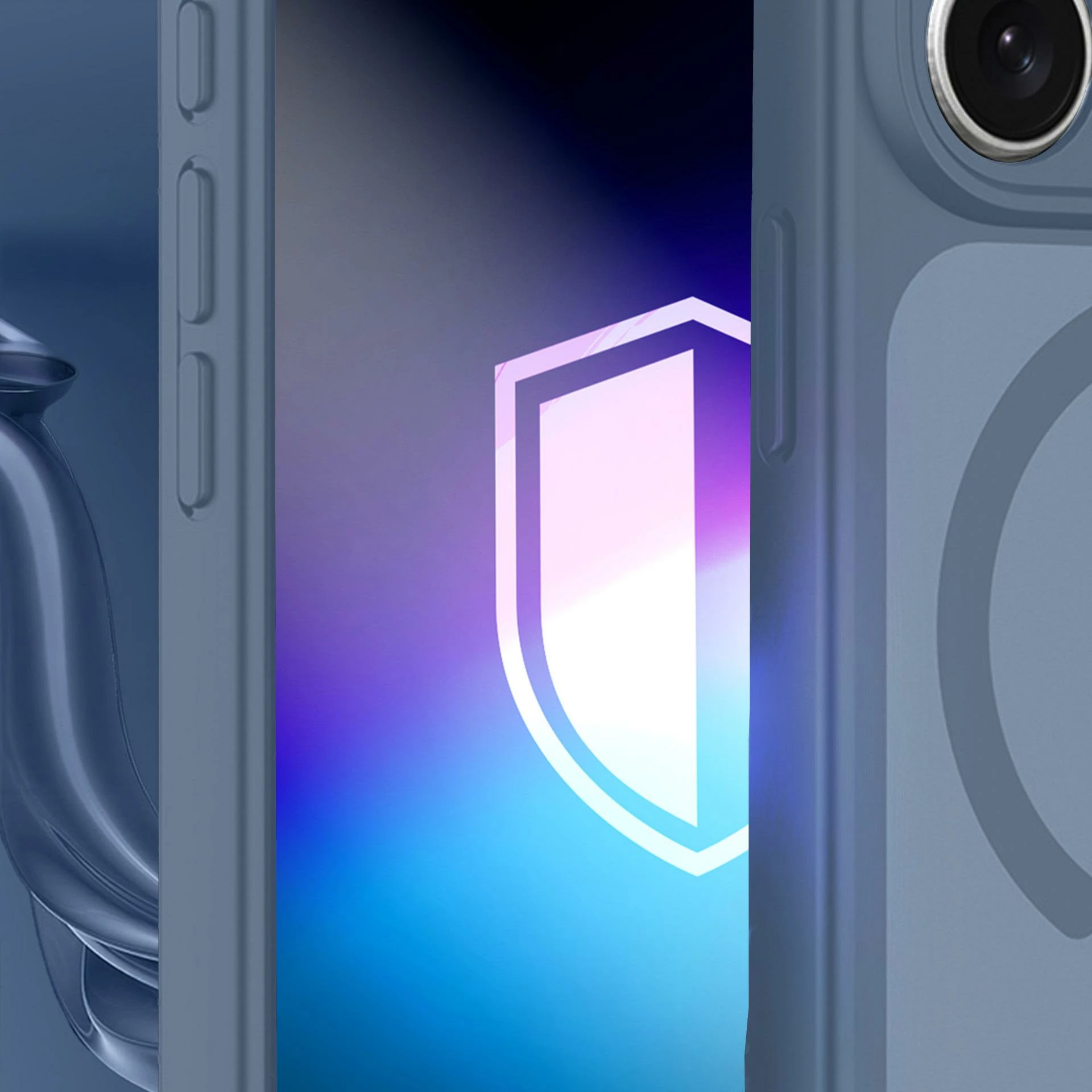 Mbështjellës 3mk Misty MagCase për iPhone 16, MagSafe, blu, 1 copë