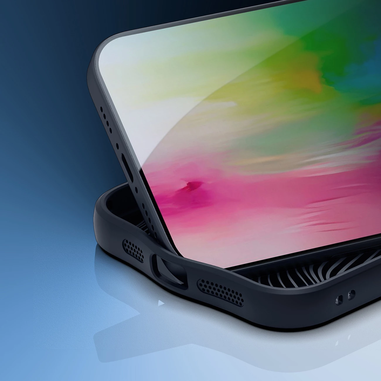 Mbështjellës Dux Ducis Aimo Mag për iPhone 16 Pro, MagSafe, i zi